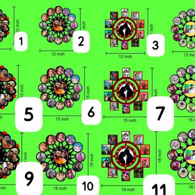 Customized Photo Clocks