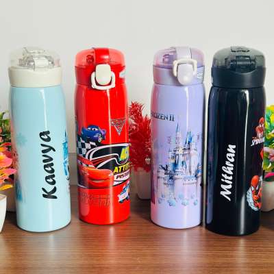 500 ml insulated steel sipper bottles