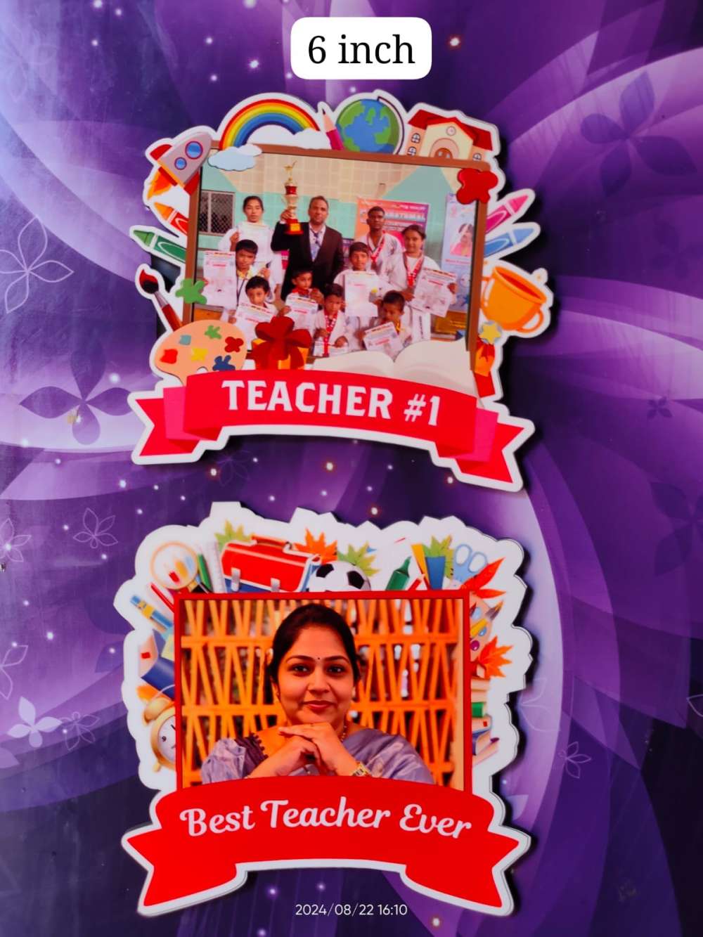Teachers day photo magnet