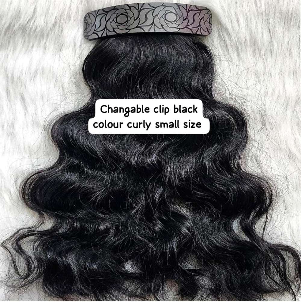 Clip Hair Extension With Removable Clip(Straight, Curly, Wavy)