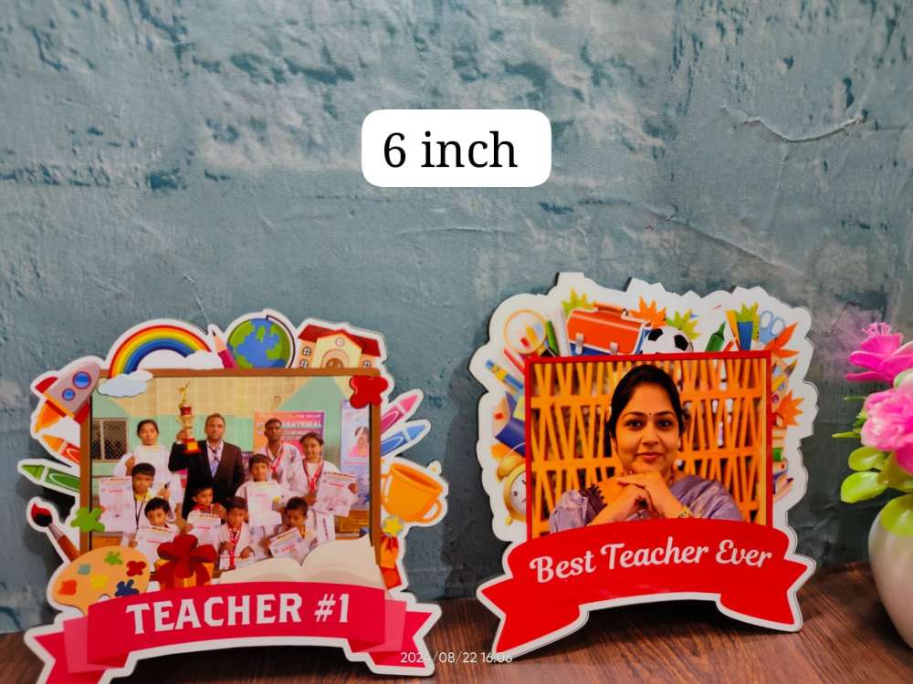 Teachers day photo magnet