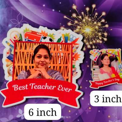 Teachers day photo magnet