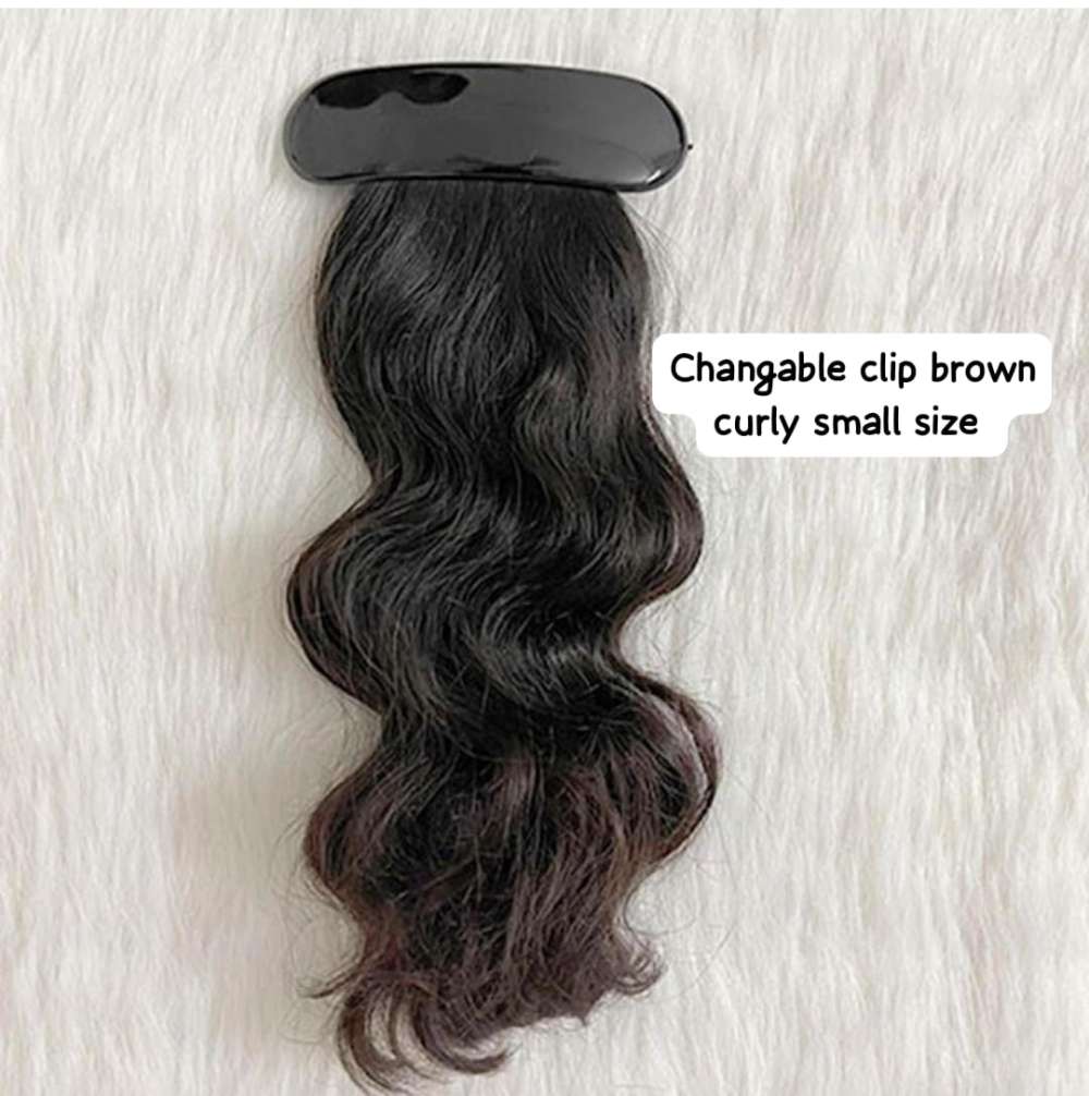 Clip Hair Extension With Removable Clip(Straight, Curly, Wavy)