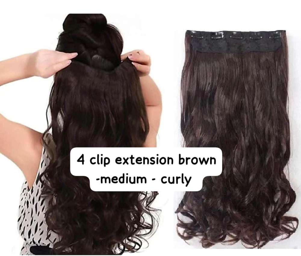 straight and curly hair extensions