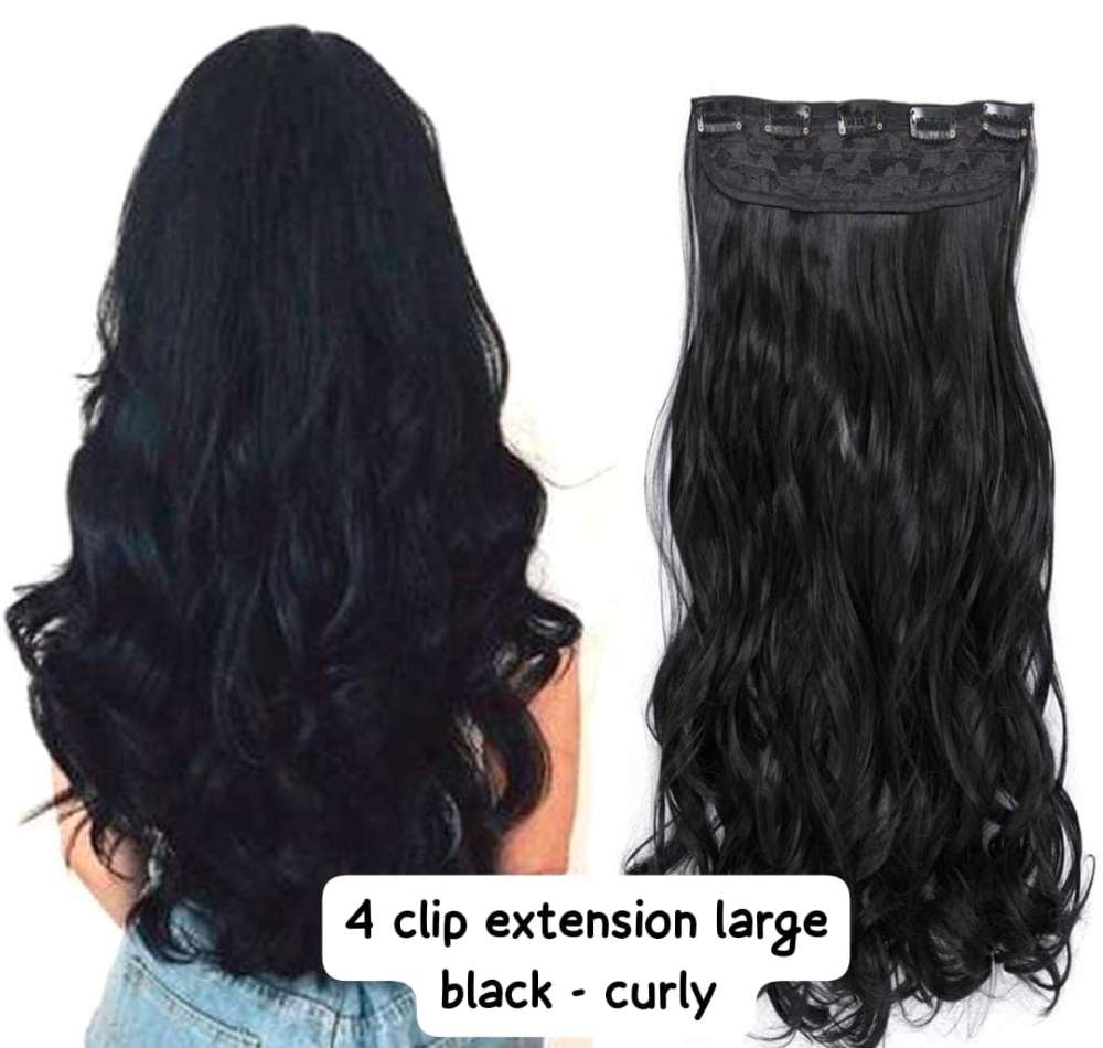 straight and curly hair extensions