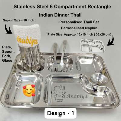 Personalised New degain Dinner set