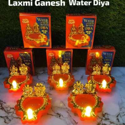 Laxmi Ganesh Water diyas
