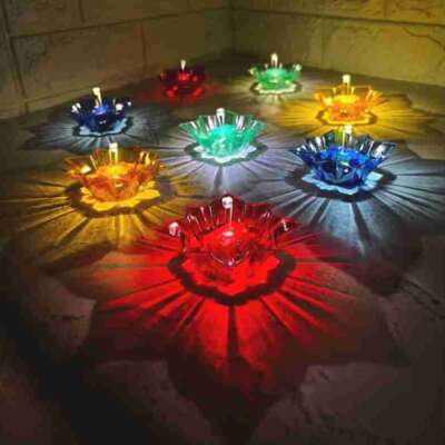 3d reflection diyas pack of 12