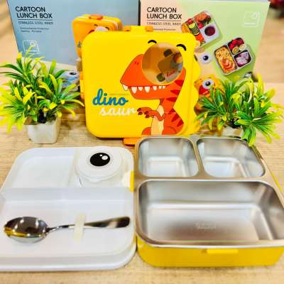 Animal Print Bento Lunch Boxes (name inside n outside)