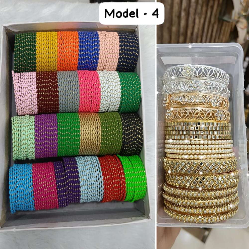 24 dozen premium quality metal bangles combo