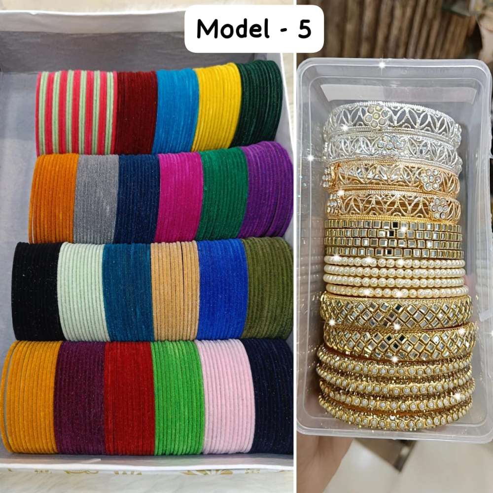 24 dozen premium quality metal bangles combo