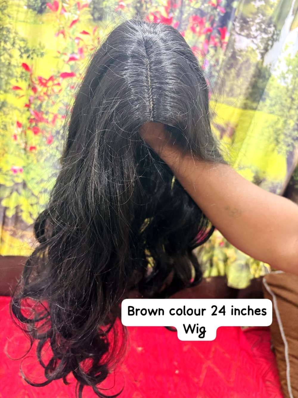 Premium quality brown color synthetic wig