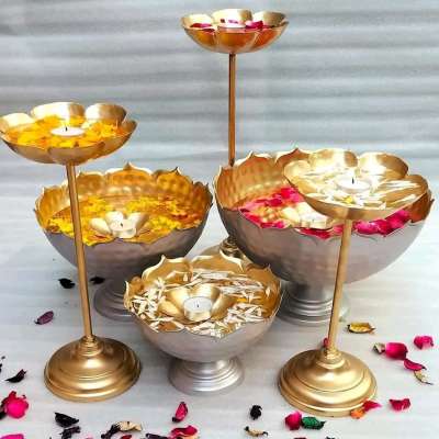 9 pieces set Urli bowls