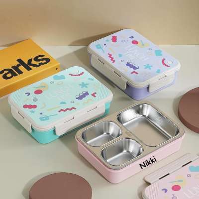 Lunch Boxes  3 grid (name outside)