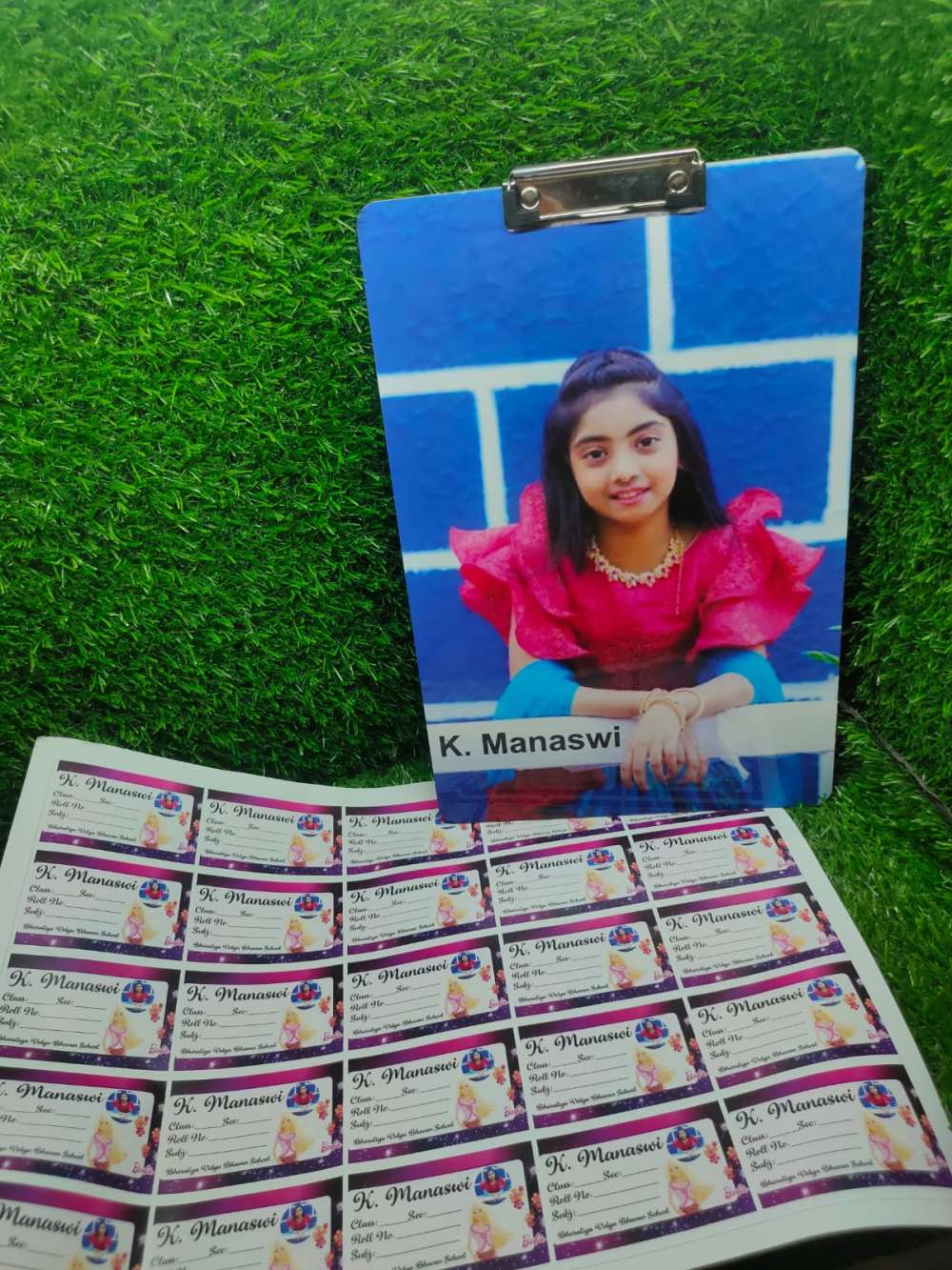 Mdf exam pad with 25 slips