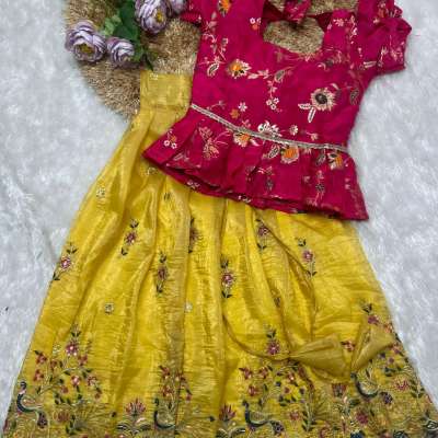 Gold Crush Lehenga