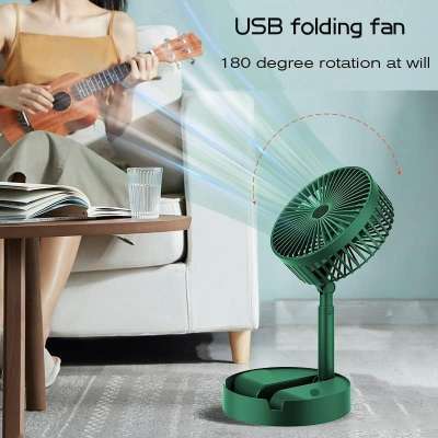 USB Rechargeable Portable Compact Desk Table Air Fan
