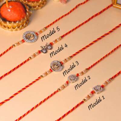 Pure 92.5 silver rakhis