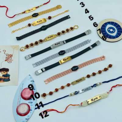 Premium quality bracelet cum rakhis