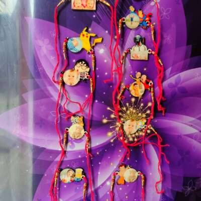 Cartoon Rakhi cum magnet