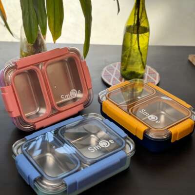 2 Grid leak proof lunch box