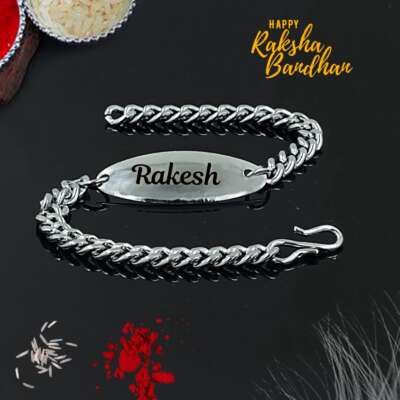 Personalized rakhi  use as keychain after festival