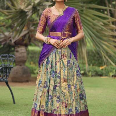 Kanjiveram lehenga