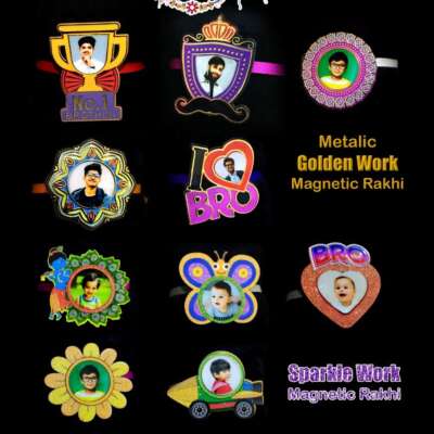 Sparkle Rakhi cum Magnet