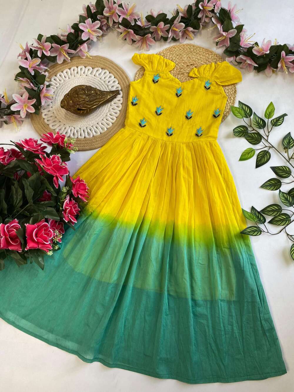Pure Mul Cotton frocks for kids