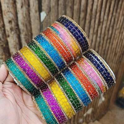 Trending Glass bangles Combo
