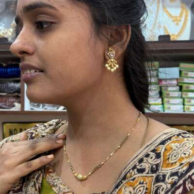 Pure panchalahom short black beads