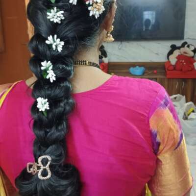 Ready to wear messy braid hair