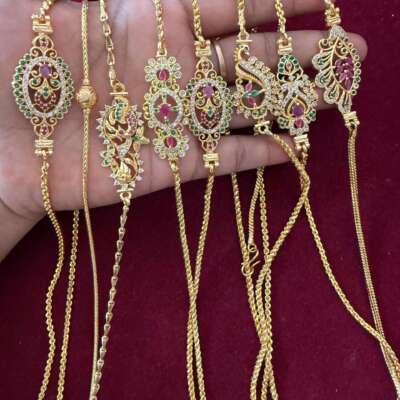 Pure panchalahom Thali chain with side locket
