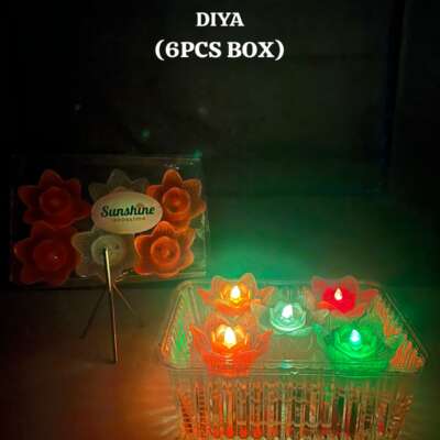Led floating water sensor Diyas pack of 6