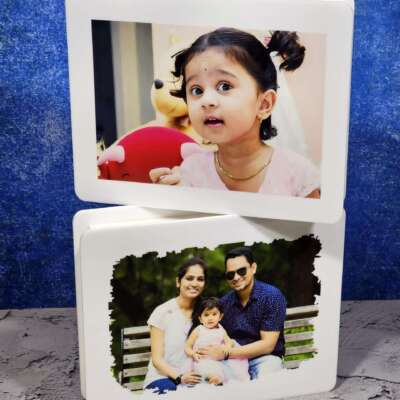 Money saving bank in UV print