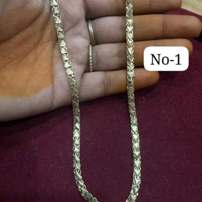 Pure panchalahom gold and silver mix Thali chains - 18 inches