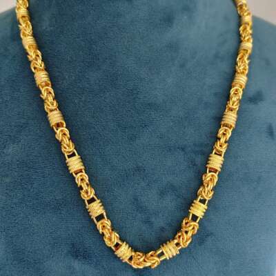 1 gram gold men's chains 18 inches