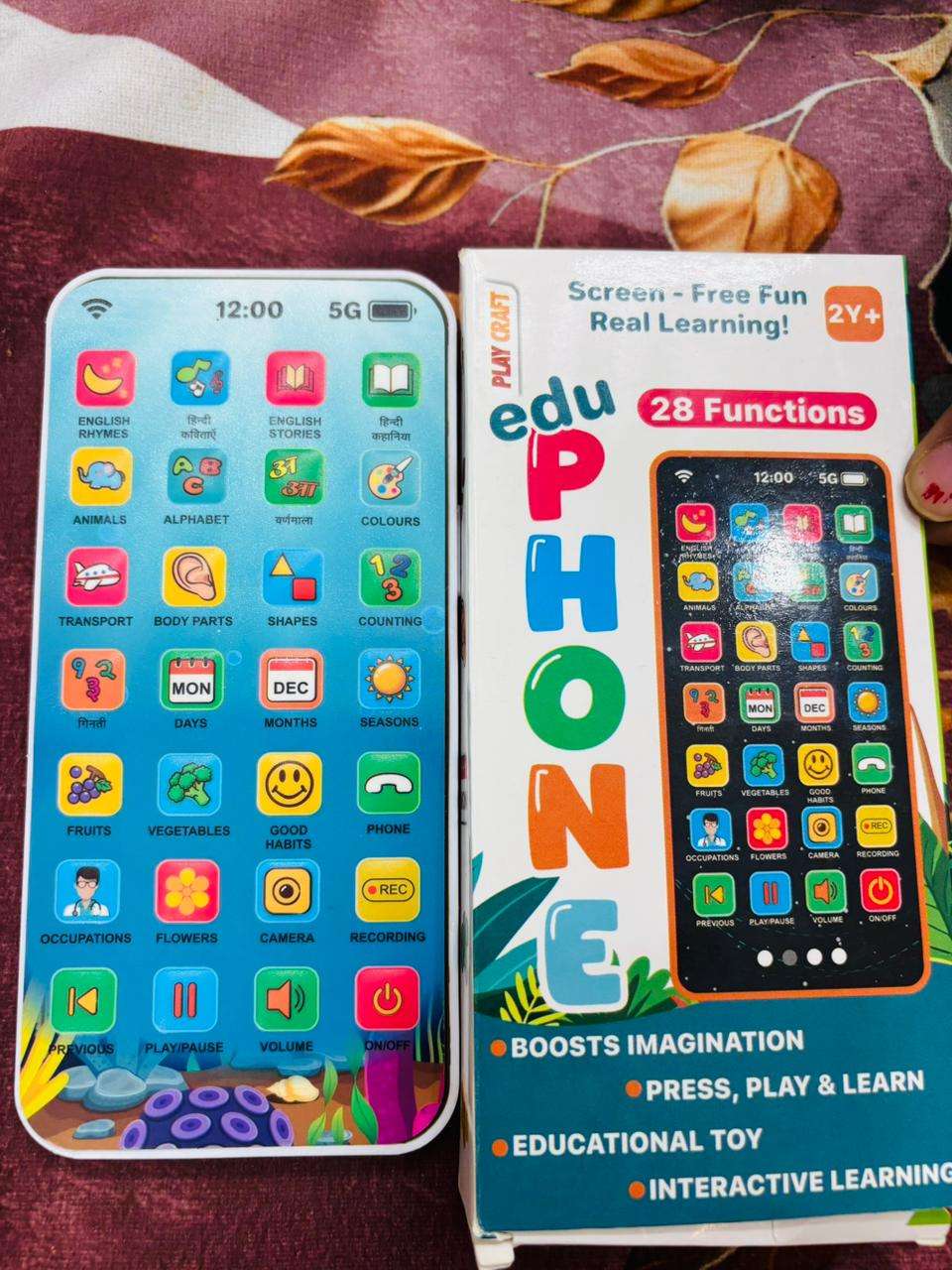 Rechargeable multi language educational mobile for kids/ Kids mobile