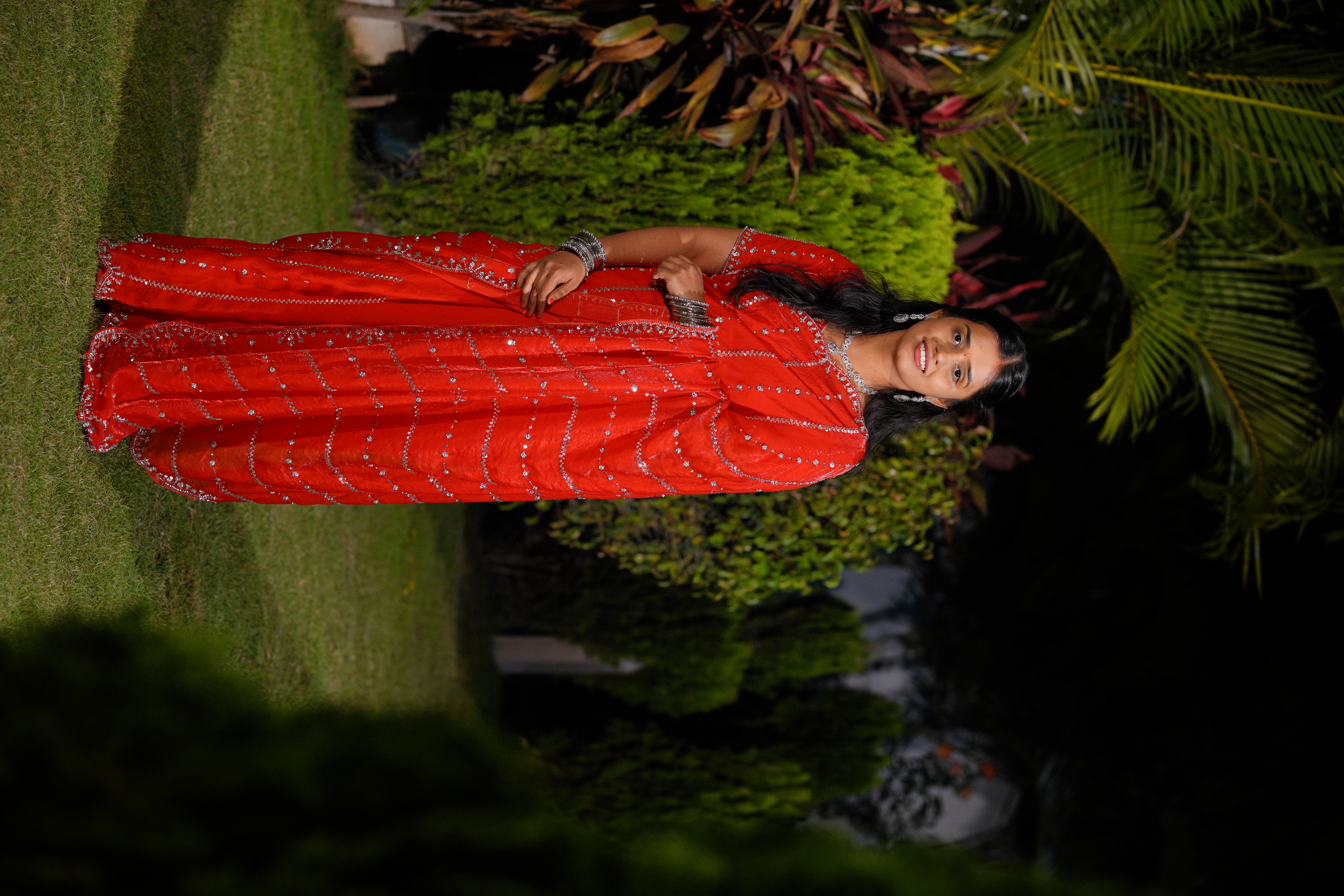 Fendy Satin silk saree with original bead work