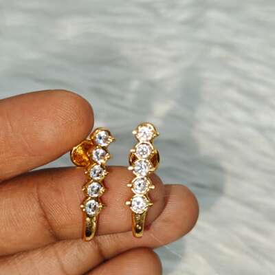 Pure panchalahom ear cuff model earrings