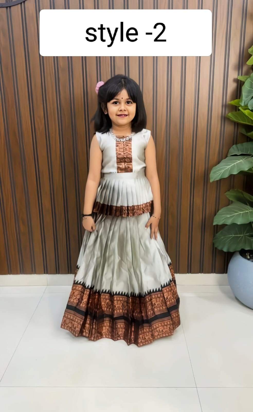3 in 1 style lehenga for kids