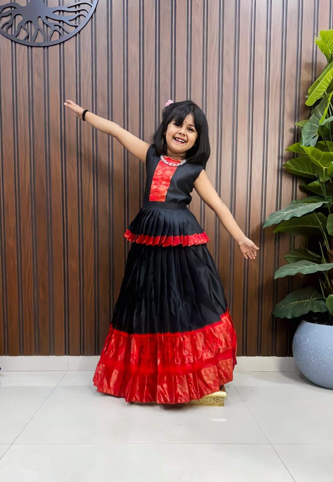 3 in 1 style lehenga for kids