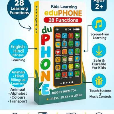 Rechargeable 24 Modes Talking Baby Smart Phone Mobile Toy for kids