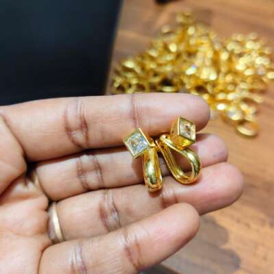 Pure panchalahom daily wear earrings