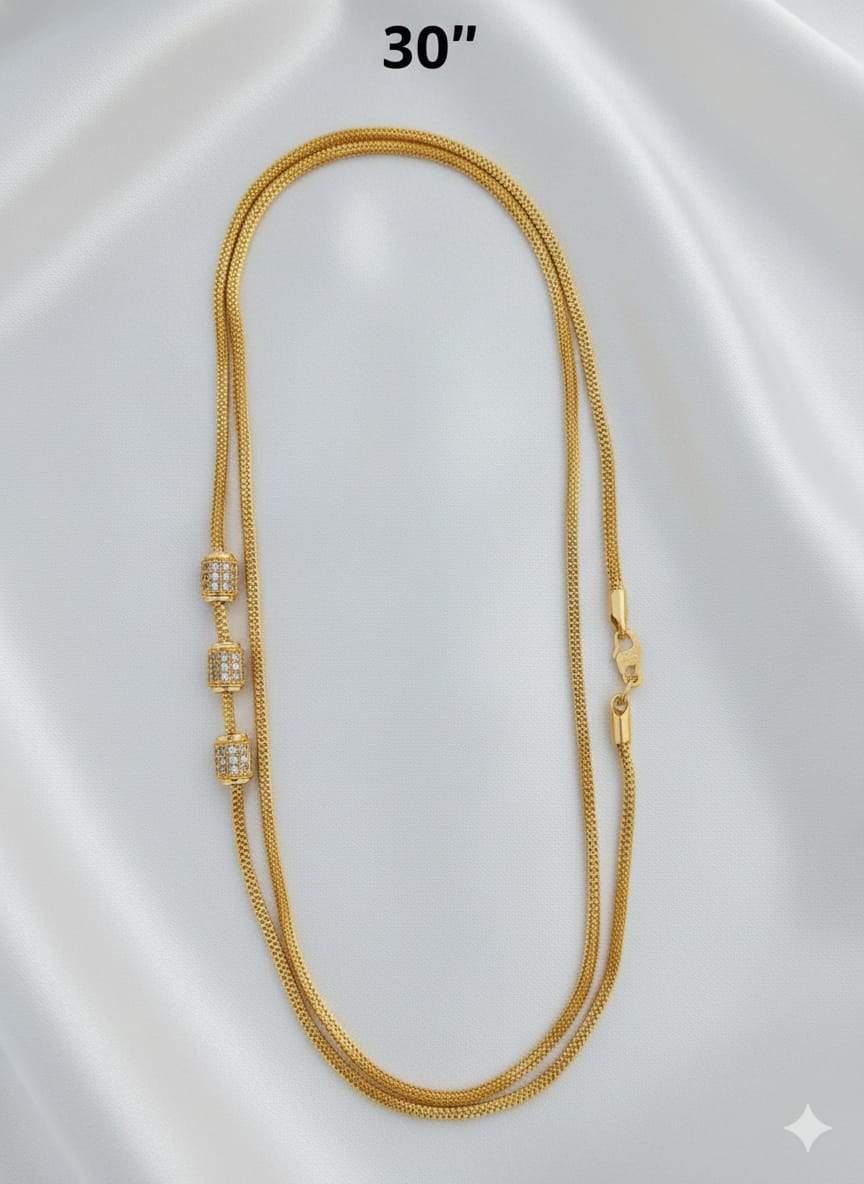Pure panchalahom 30 inches polished Thali chain