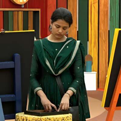 Bigboss Tanuja dress