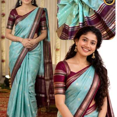 Banarasi katan silk saree