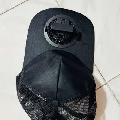 Rechargeable Cap fan