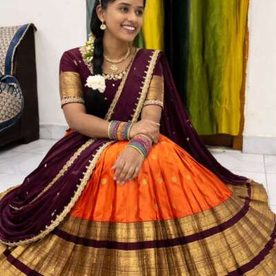 Kanjeevaram lehenga