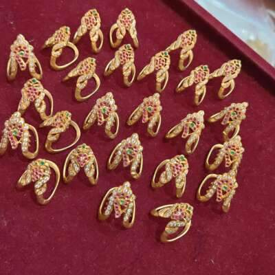 Pure panchalahom unpolished vanki ring